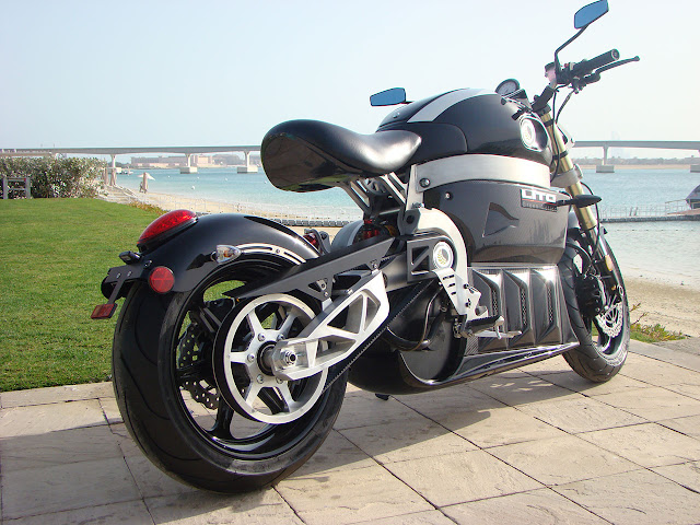 Lito Green Motion - Sora electric motorbike rear side