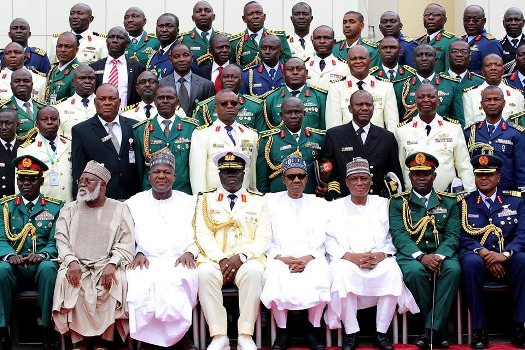 Photos: Pres. Buhari attends graduation ceremony at the National Defence College Abuja