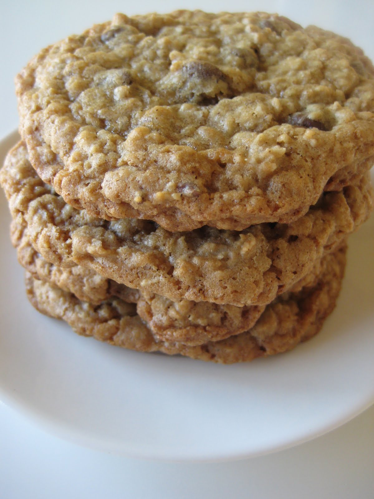 From Scratch Chocolate Chip Oatmeal Cookies