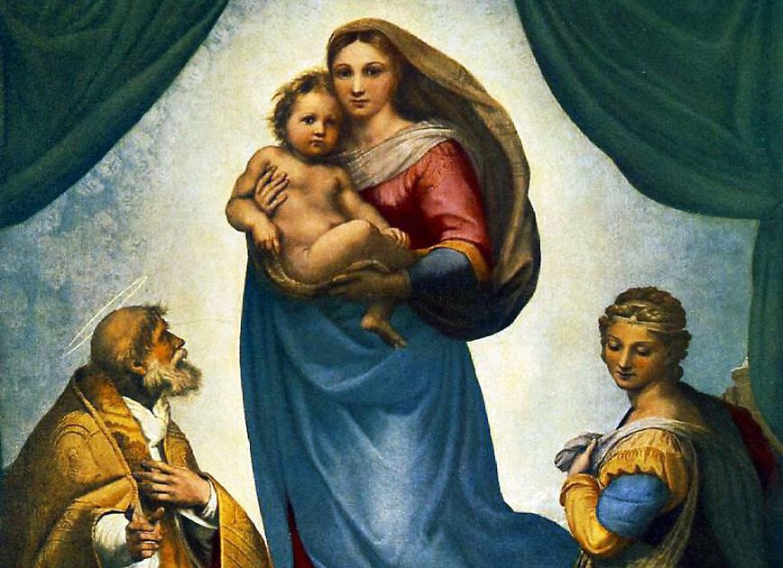 La Madonna Sistina Di Raffaello - Il Capolavoro Ritrovato IL CROCEVIA: LA MADONNA SISTINA