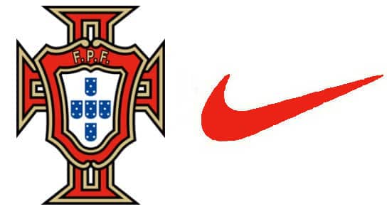 ポルトガルサッカー連盟-Nike-ロゴ