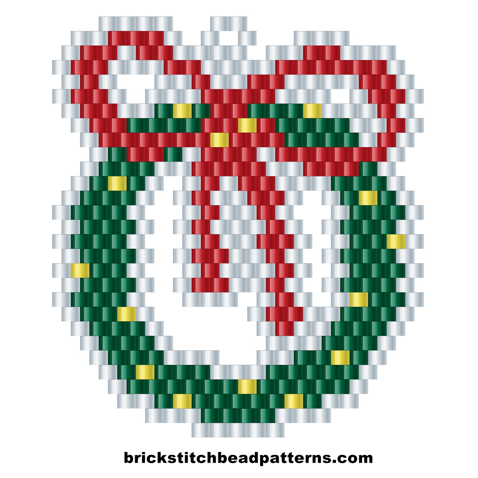 brick stitch bead patterns journal free christmas wreath pony beads christmas patterns