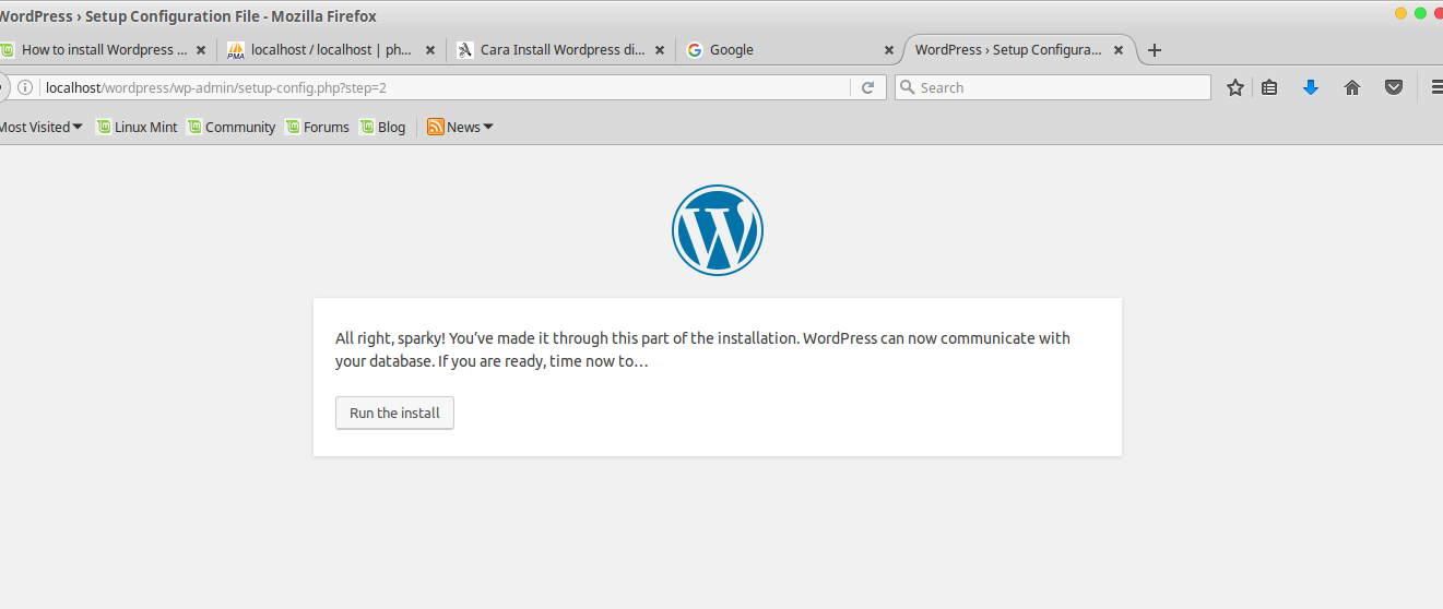 Configuration file. Localhost/wordpress. Configuration file. Configuration file. файл конфигурации.
