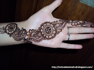 floral mehndi designs 2013 for palm
