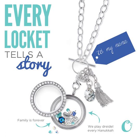 Hanukkah Origami Owl Living Locket - come create yours today at StoriedCharms.com