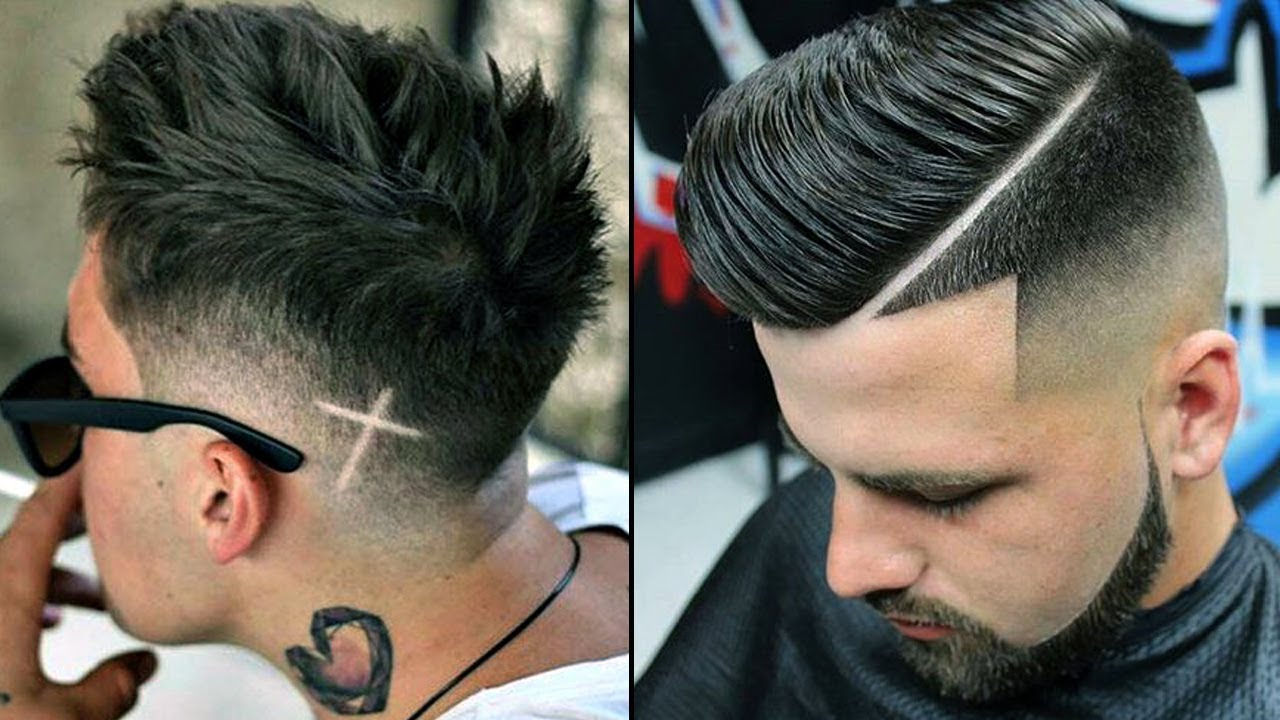 cruz no corte de cabelo masculino