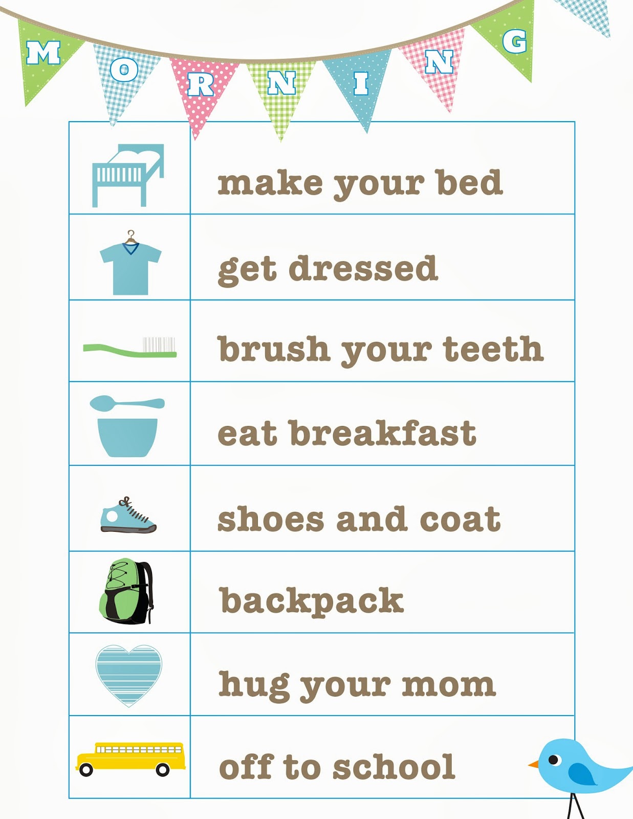 It s The Little Things Bedtime Routine Free Printable
