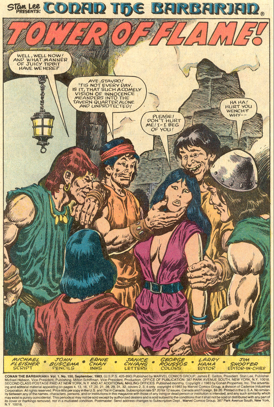 Conan the Barbarian (1970) Issue #150 #162 - English 2