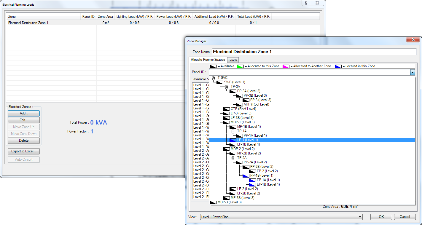Revit AddOns PowerCadM Addin Modify Electrical System in Revit MEP in a Live 2D Interface