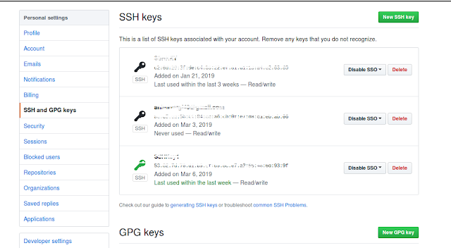 SSH key generation