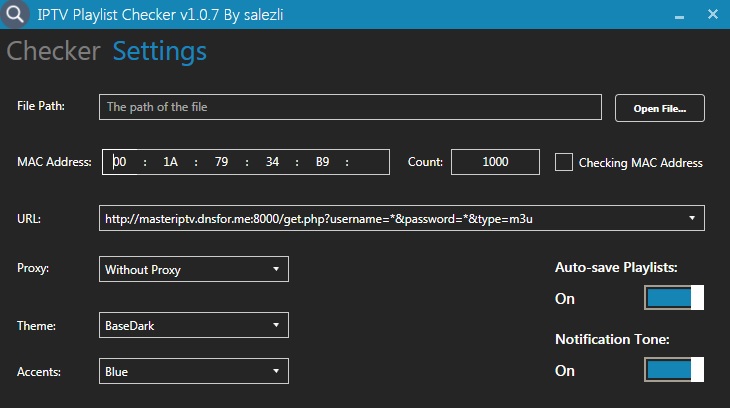 MAC Scanner by Revolution: IPTV Playlist Checker v1.0.7