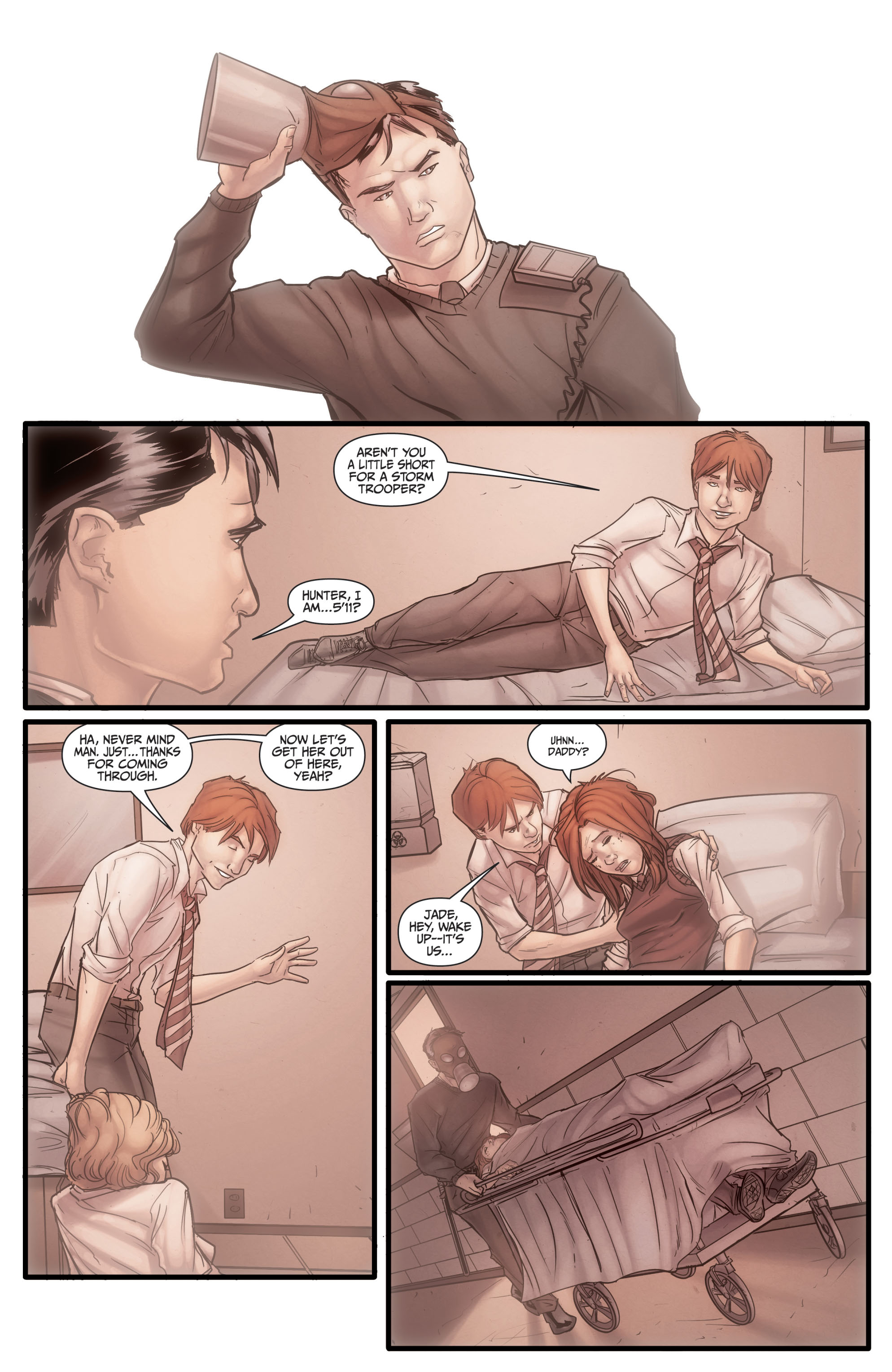 Read online Morning Glories comic -  Issue #5 - 28