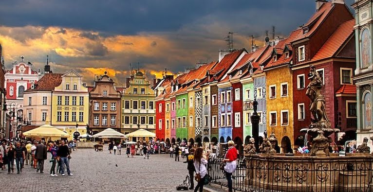 Polonia: Poznań antica città sul fiume Warta