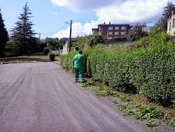 Trabajos en la zona del instituto