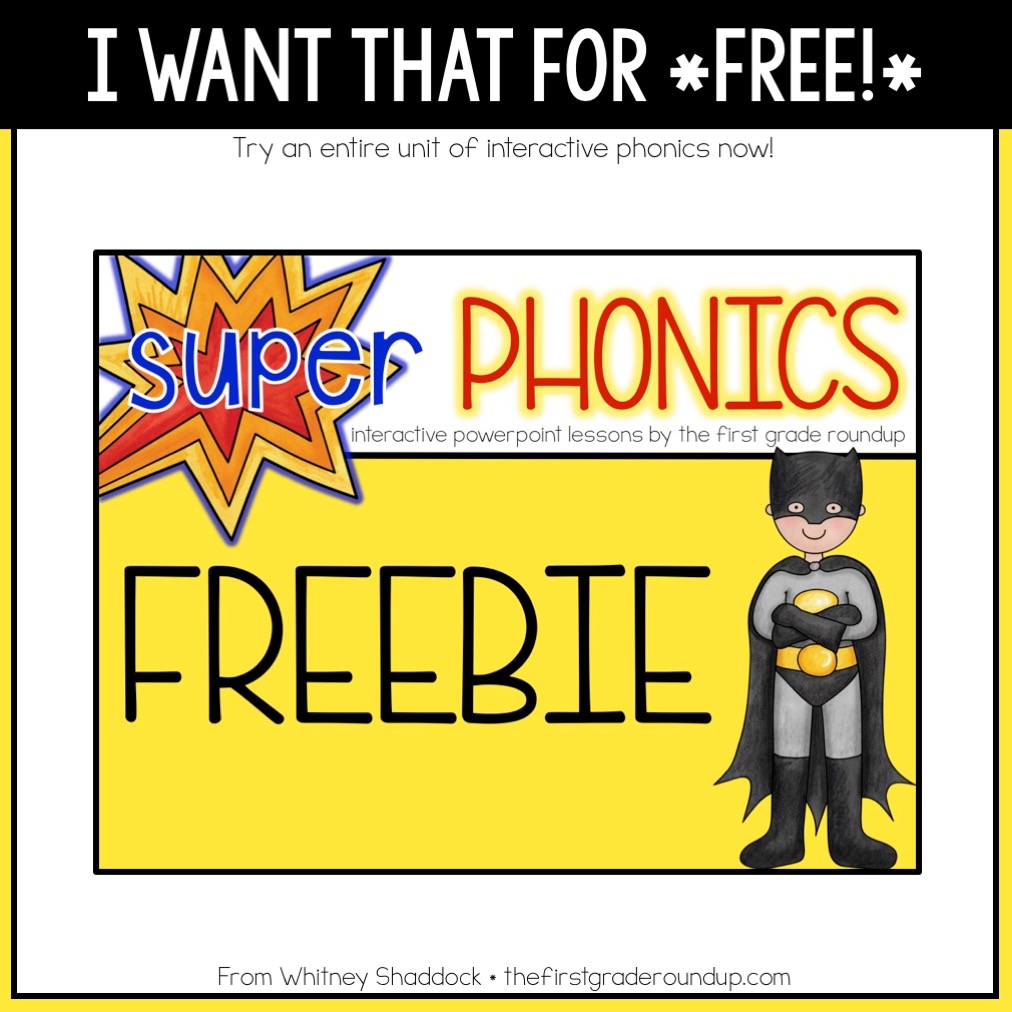 Send me a FREE phonics unit!