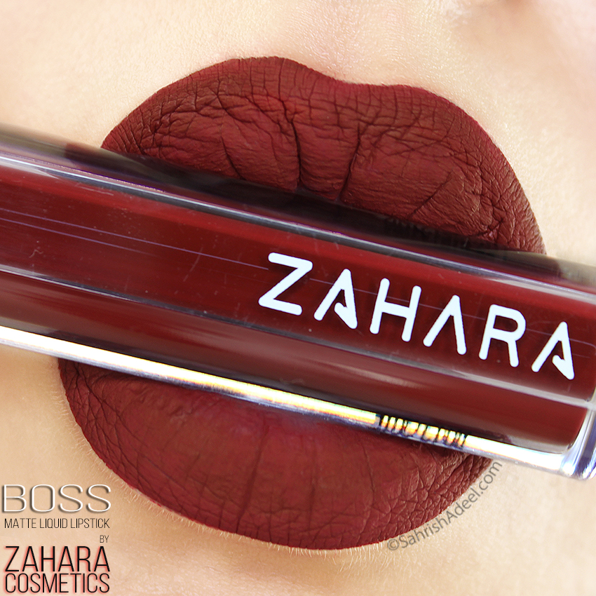 Halal Lipstick in Boss by Zahara Cosmetics - Review, Swatches & Discount Code