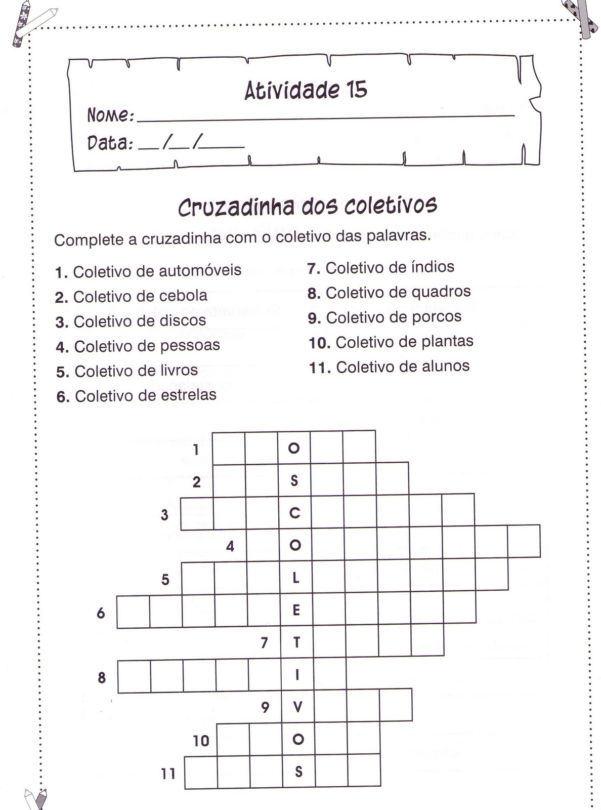 Tres substantivos comuns