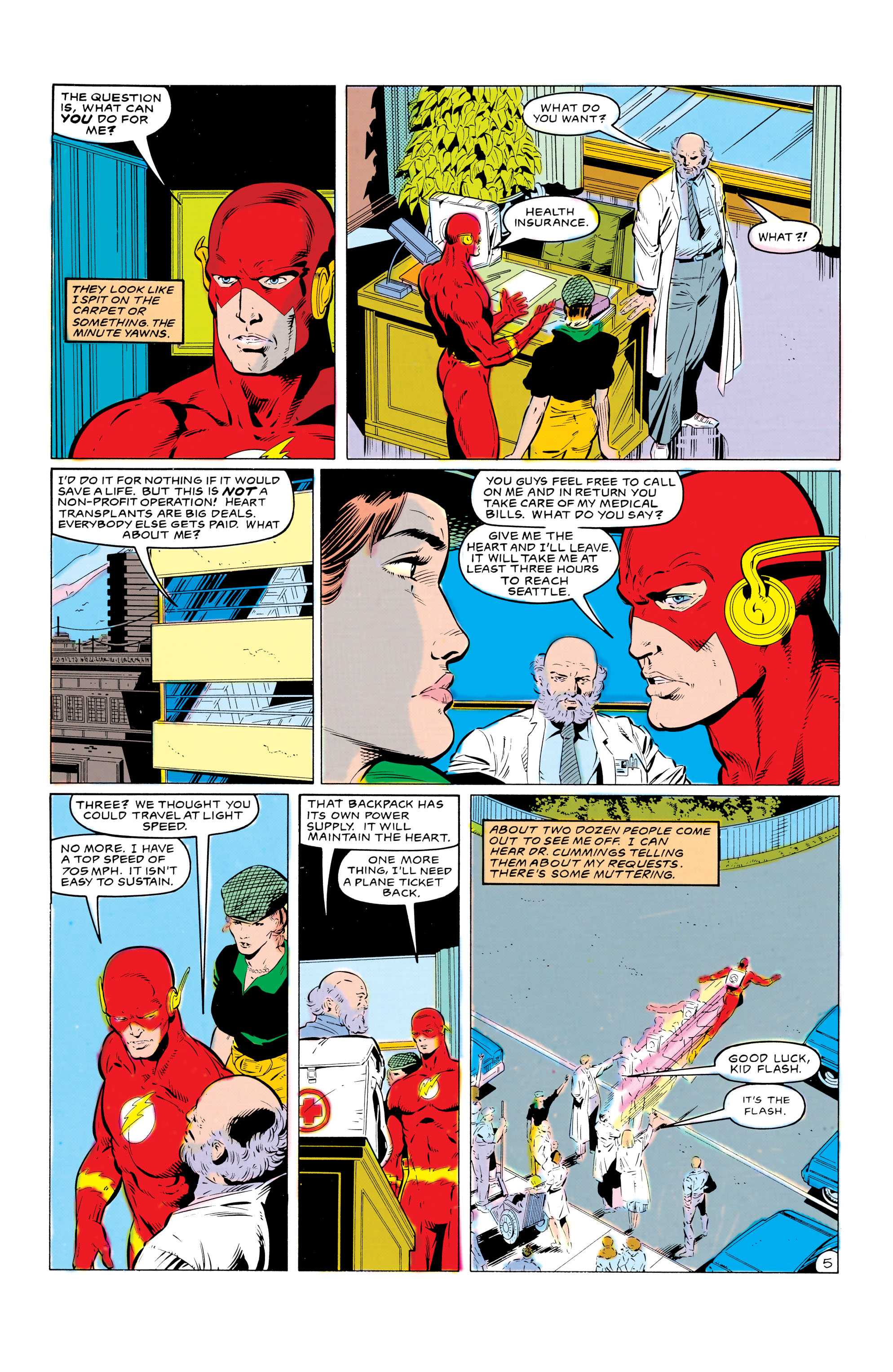 Read online The Flash (1987) comic -  Issue #1 - 6