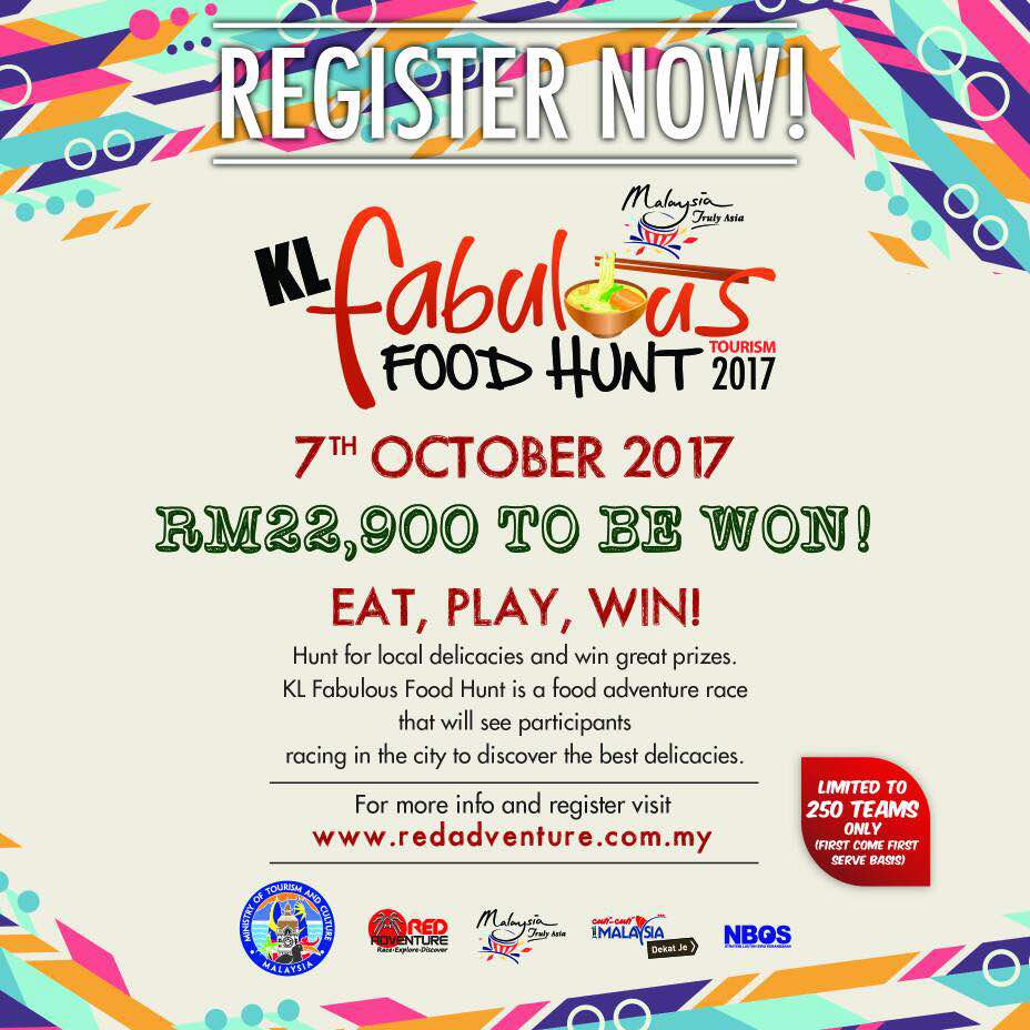 Kuala Lumpur Fabulous Food Hunt 2017, KLFFH 2017, Food Hunt, Kuala Lumpur, Ministry of Tourism and Culture Malaysia, MOTAC FT KL/Putrajaya, Kuala Lumpur Tourism Bureau, Rawlins GLAM, Kuala Lumpur Fabulous Food Hunt 2017, KLFFH 2017, Food Hunt, Kuala Lumpur, Ministry of Tourism and Culture Malaysia, MOTAC FT KL/Putrajaya, Kuala Lumpur Tourism Bureau, Rawlins GLAM,