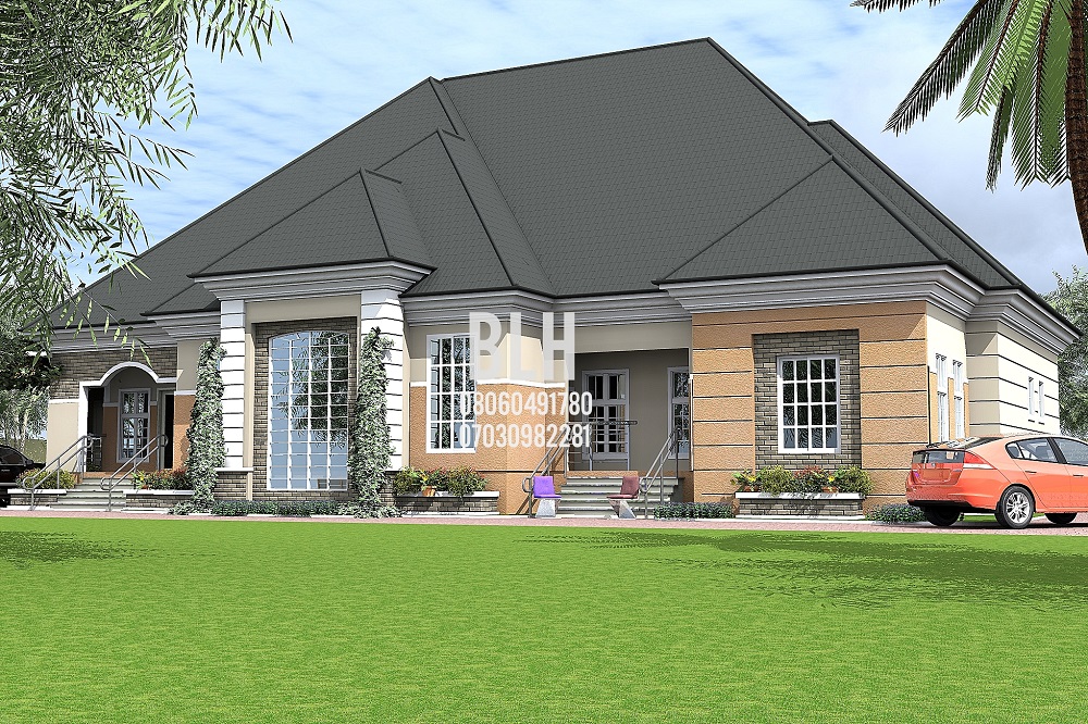 architectural designsblacklakehouse: 5 bedroom bungalow, owerri