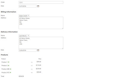 Printed SharePoint form