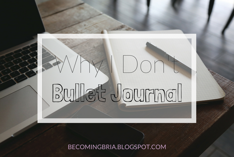 Reasons Why Bullet Journaling Doesn't Work BriaAlex