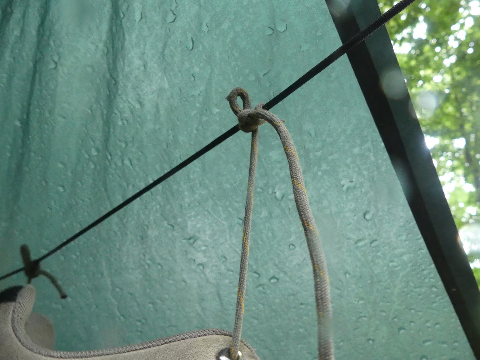 The Outdoor Traditionalist Tarp Knots for a Cub Camp