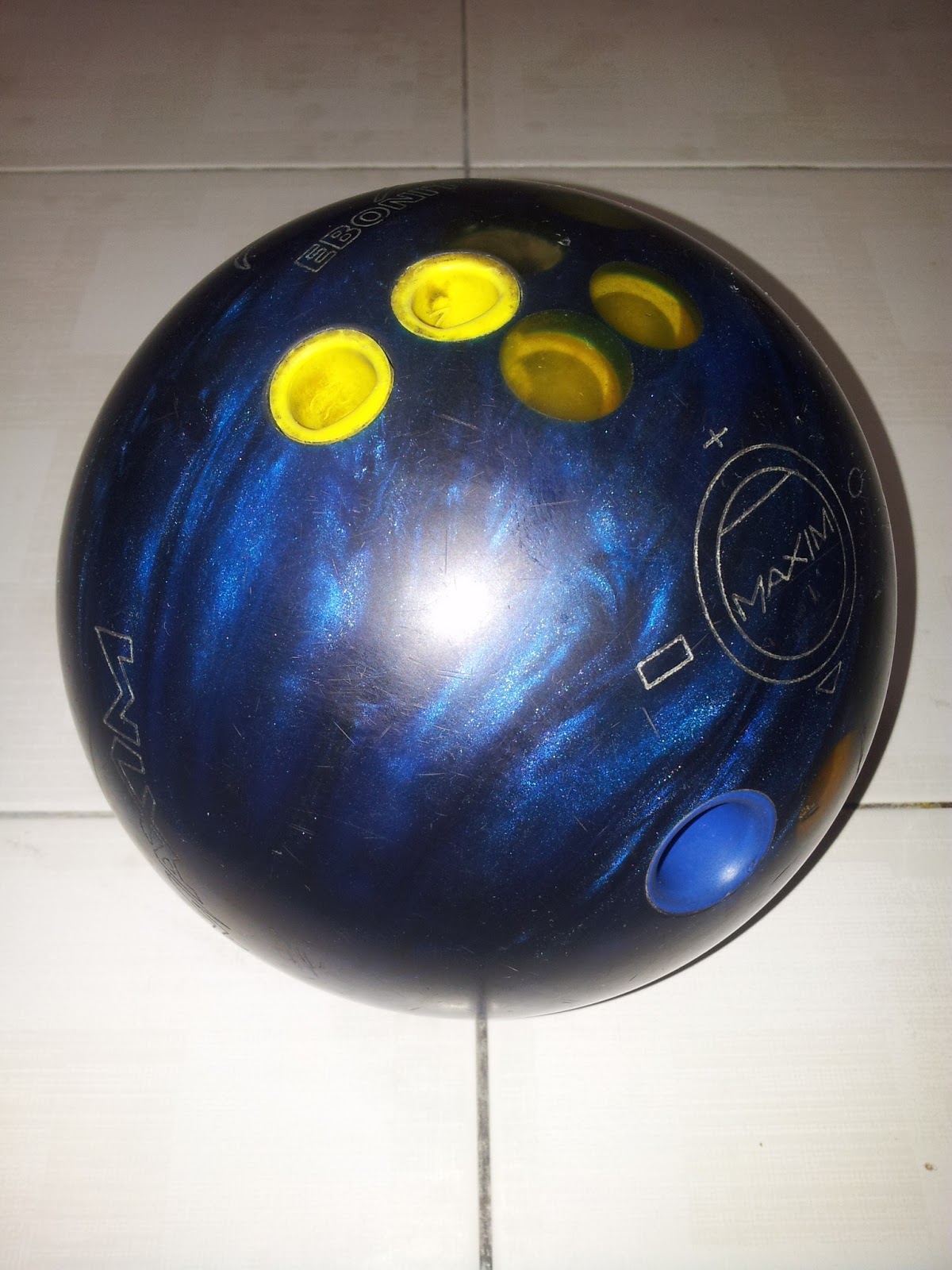 KEDAI BOWLING ONLINE HOOK Bowling ball Ebonite MAXIM 14 lbs++