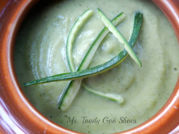 Silky Zucchini Soup --- Ms. Toody Goo Shoes