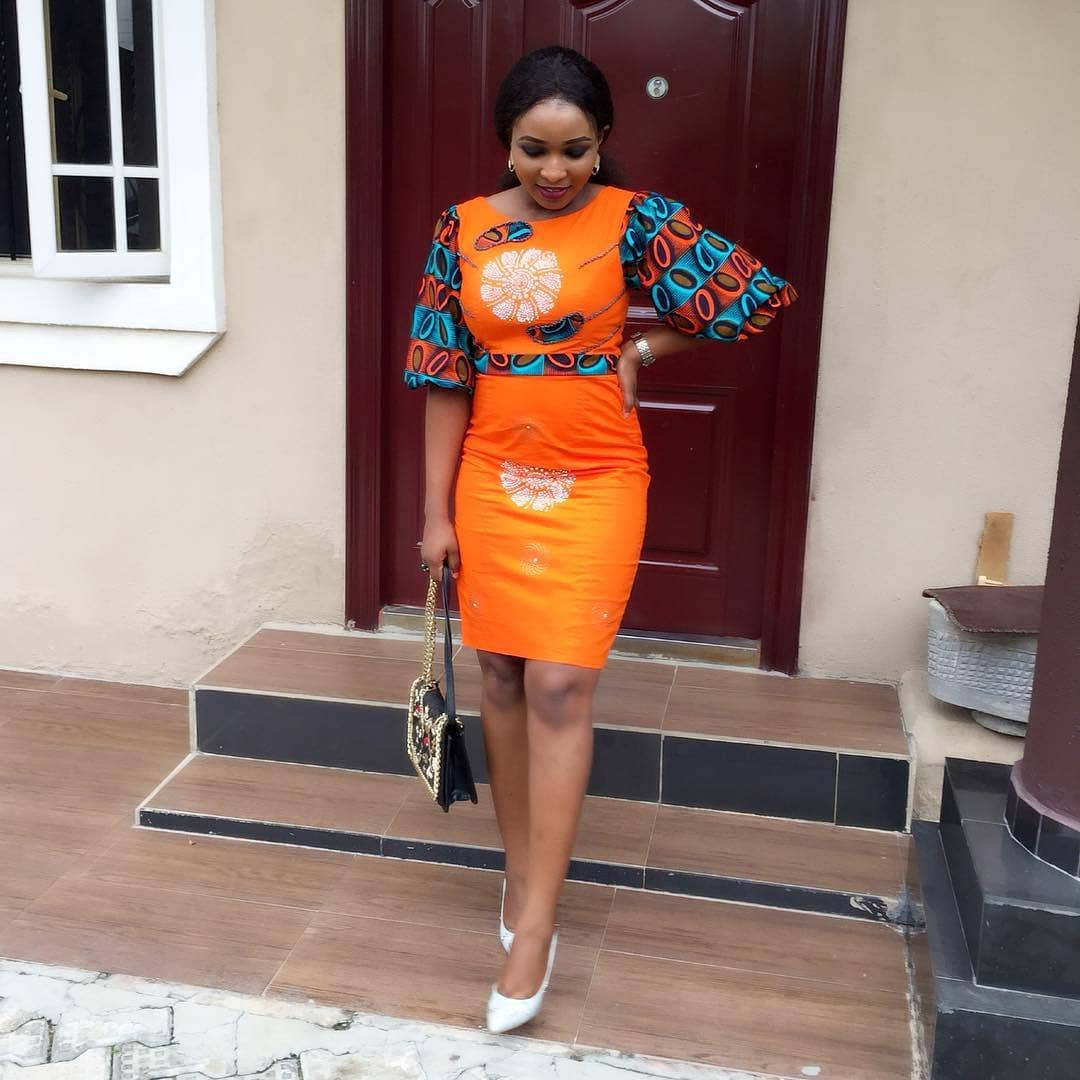plain and ankara styles