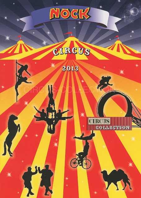 programme papier du Cirque Nock 2013