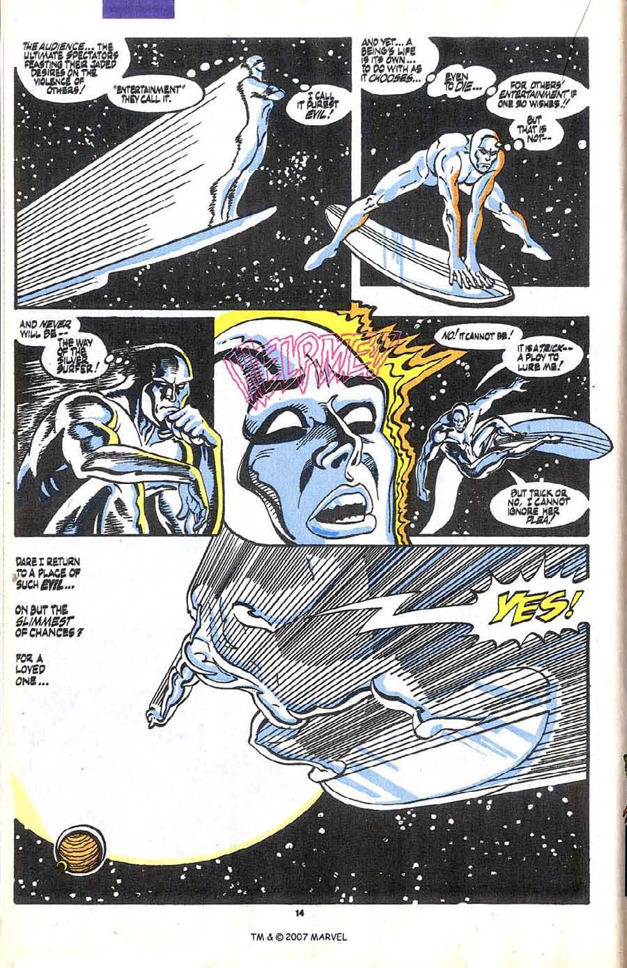 Silver Surfer (1987) Issue #39 #47 - English 16