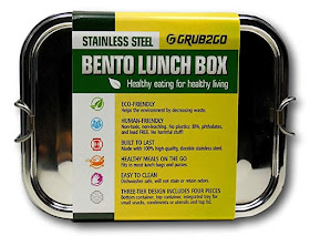PLASTIC FREE STAINLESS STEEL LUNCH CONTAINER