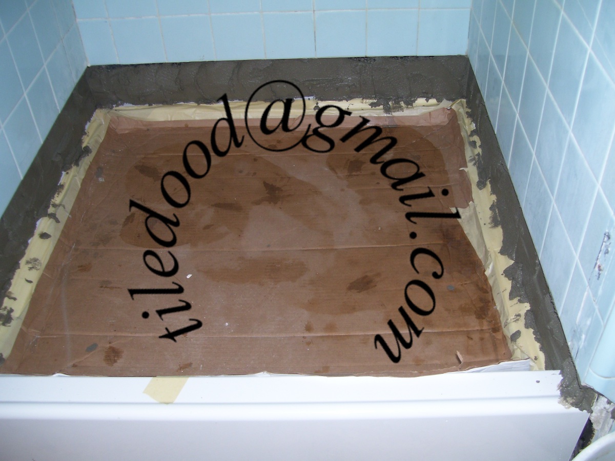 Tile the World! Cracked and Leaking Acrylic Shower Pan Repair Upstate SC