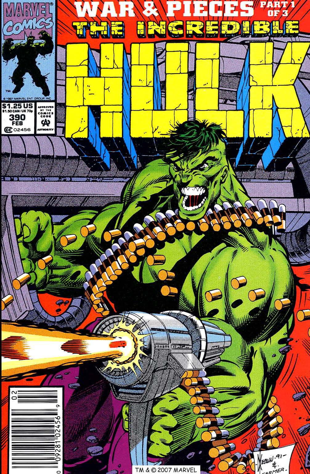 Read online The Incredible Hulk (1968) comic -  Issue #390 - 1