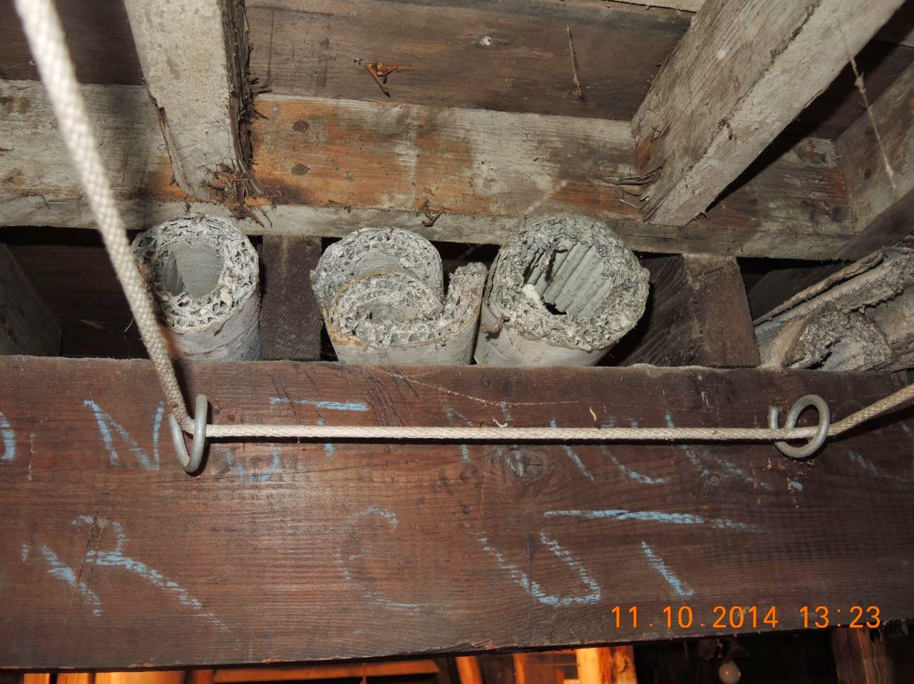 MEC&F Expert Engineers CORRUGATED ASBESTOS PAPER INSULATION AND OLD