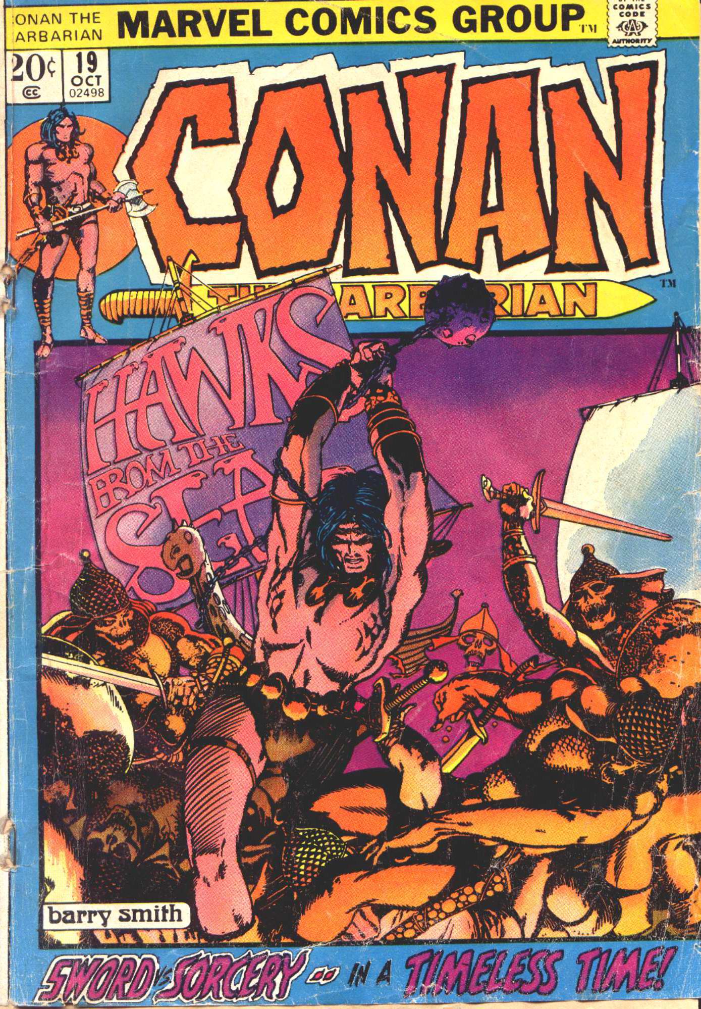 Read online Conan the Barbarian (1970) comic -  Issue #19 - 1