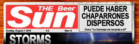 Dominical de verano con noticias sobre cerveza. Pulsa aquí si no te carga para leer el periódico