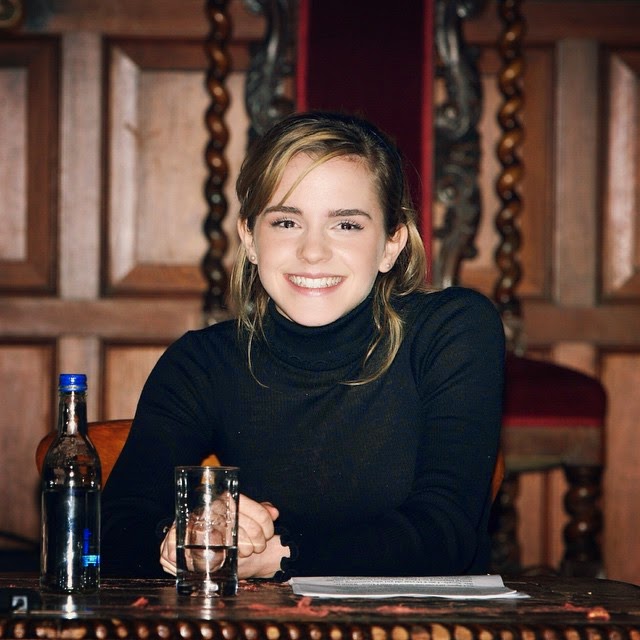 Emma Watson First official picture of Emma Watson at the Oxford Union