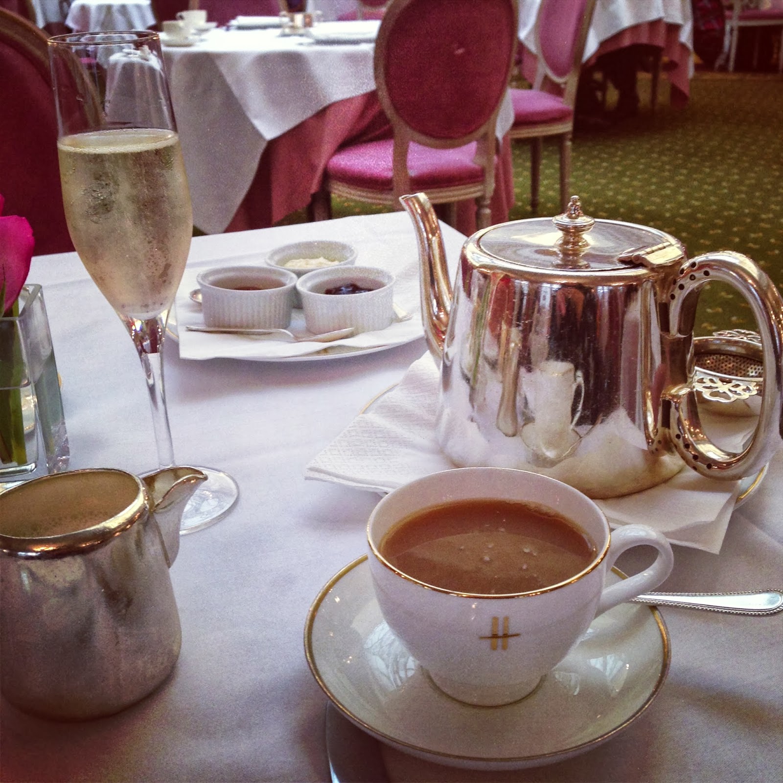 ignore the dress code Afternoon Tea in Harrods