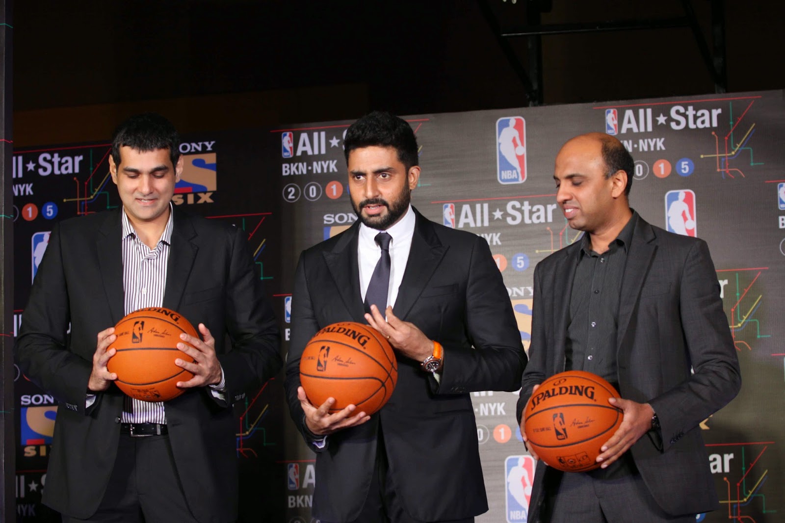  Abhishek Bachchan at NBA All Stars press meet