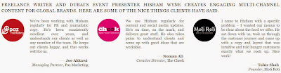 what clients say about Hisham