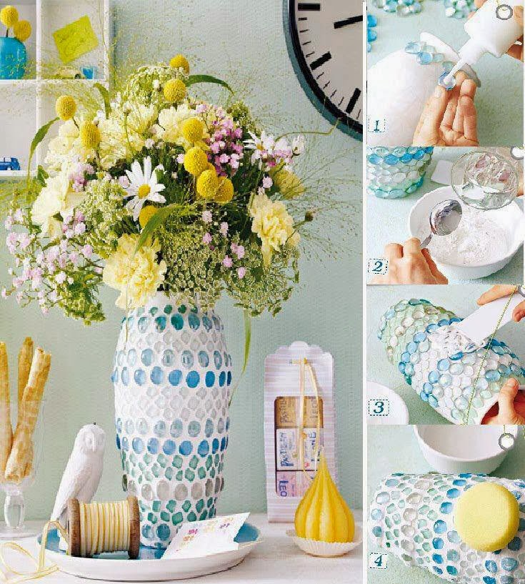 Doityourself DIY Make a Beautiful Mosaic Vase