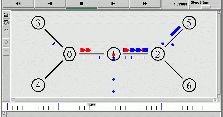 simulate an ethernet lan using n nodes and set multiple traffic