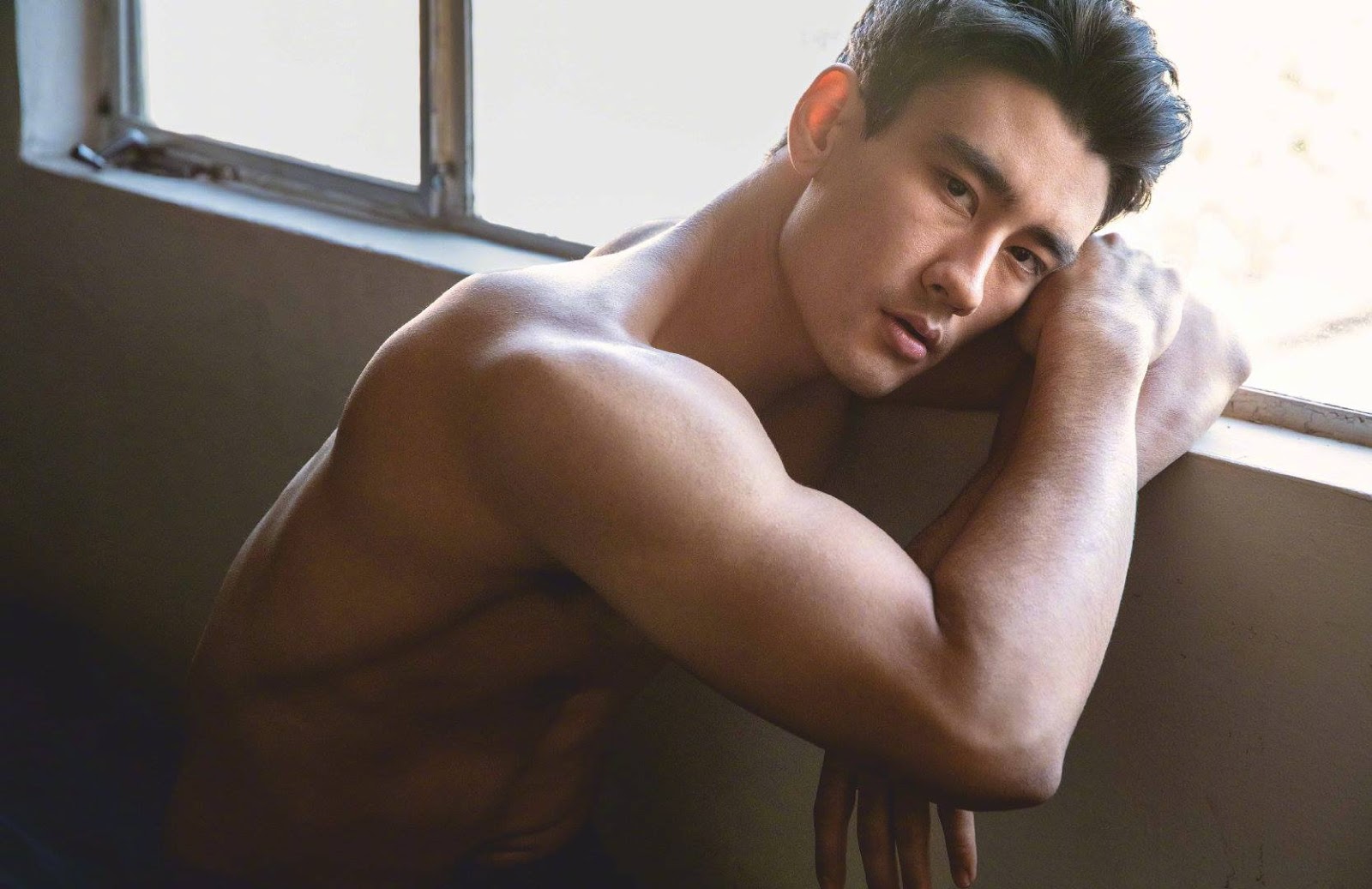 American actor Alex Landi photographed by Mitchell Nguyen McCormack for Dam...