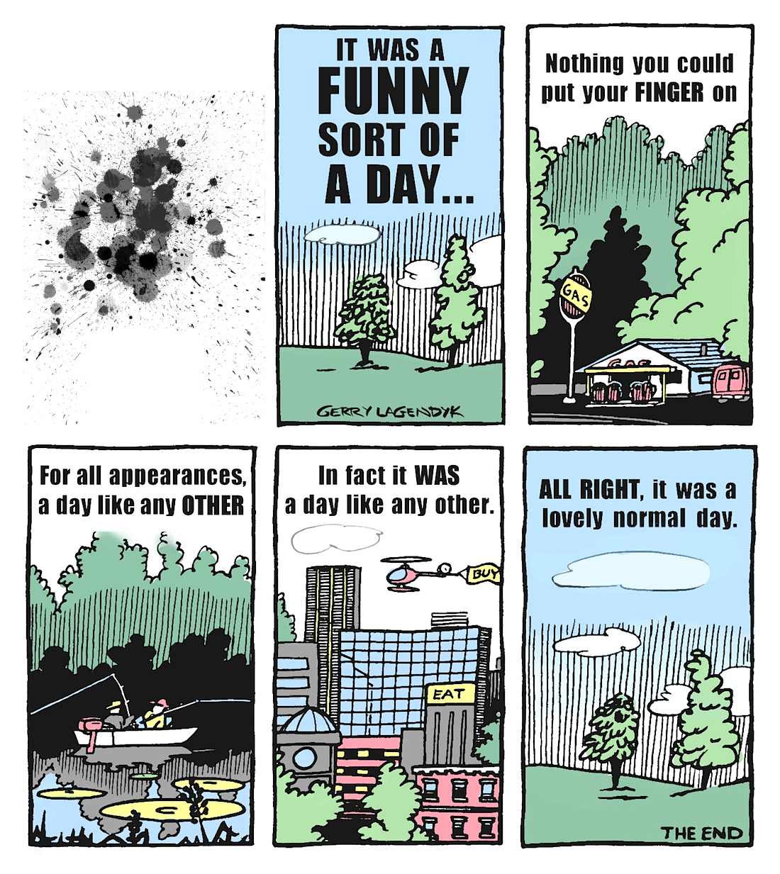 Stranger Than Truth Stranger Than Truth, a funny day cartoon