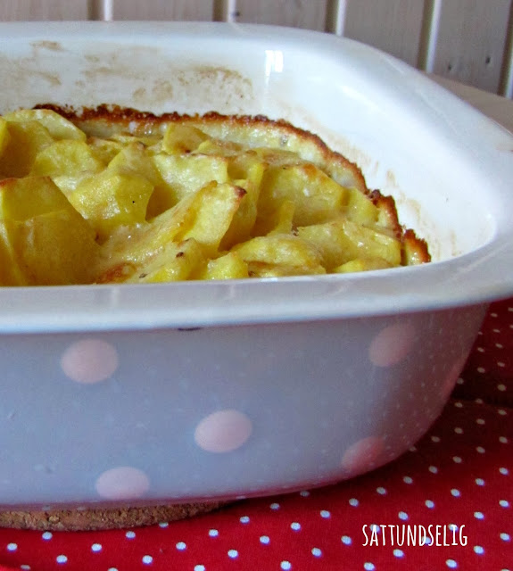 Satt und Selig: Golden und knusprig - Kartoffelgratin mit Sahne