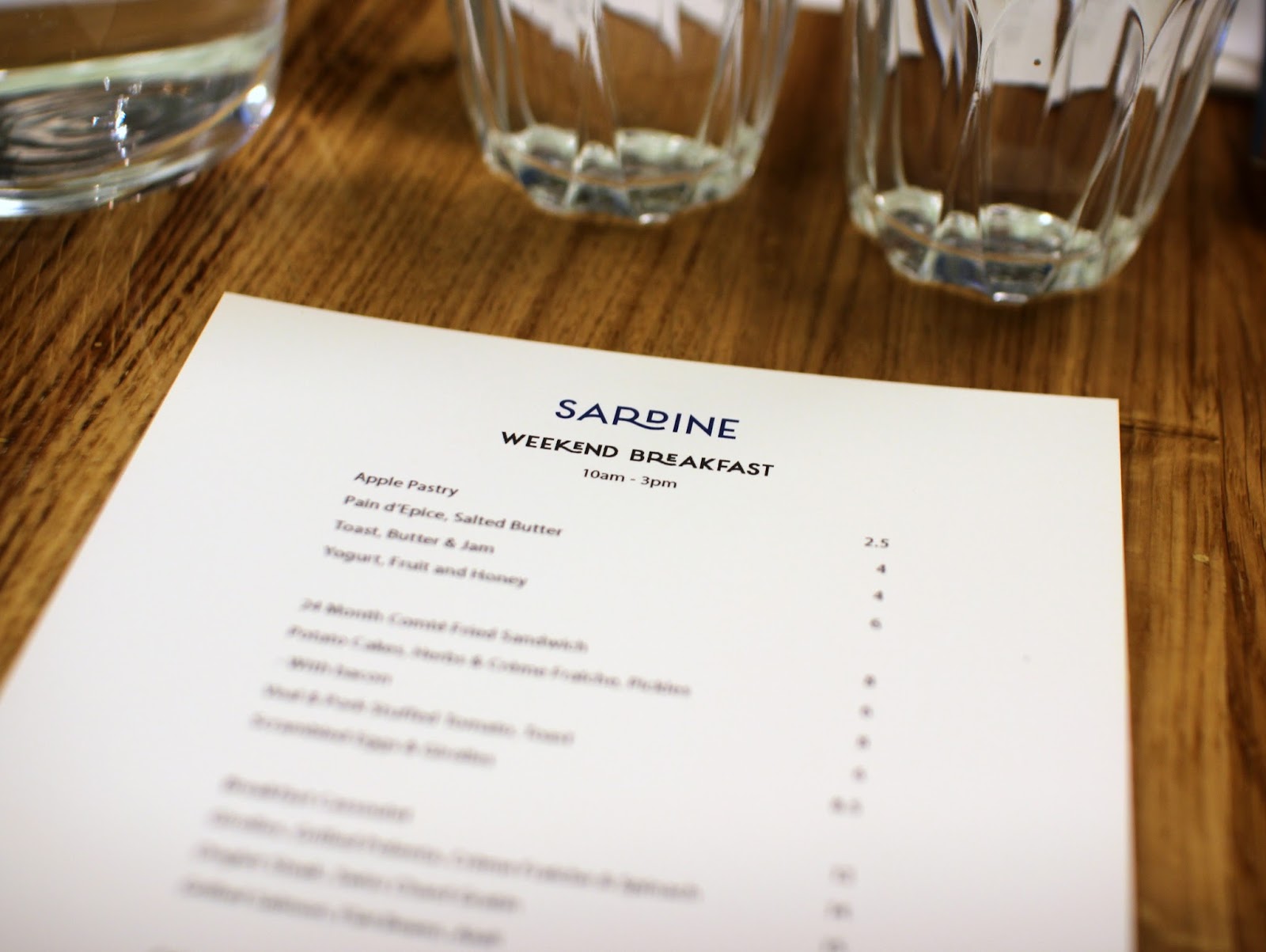 Bow Dream Nation London Lifestyle Blog RESTAURANT REVIEW Sardine