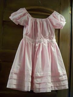 Adjustable full infant bodice dress with short puff sleeves, from SA/HMP-250 Adjustable full infant bodice dress with short puff sleeves, from SA/HMP-250