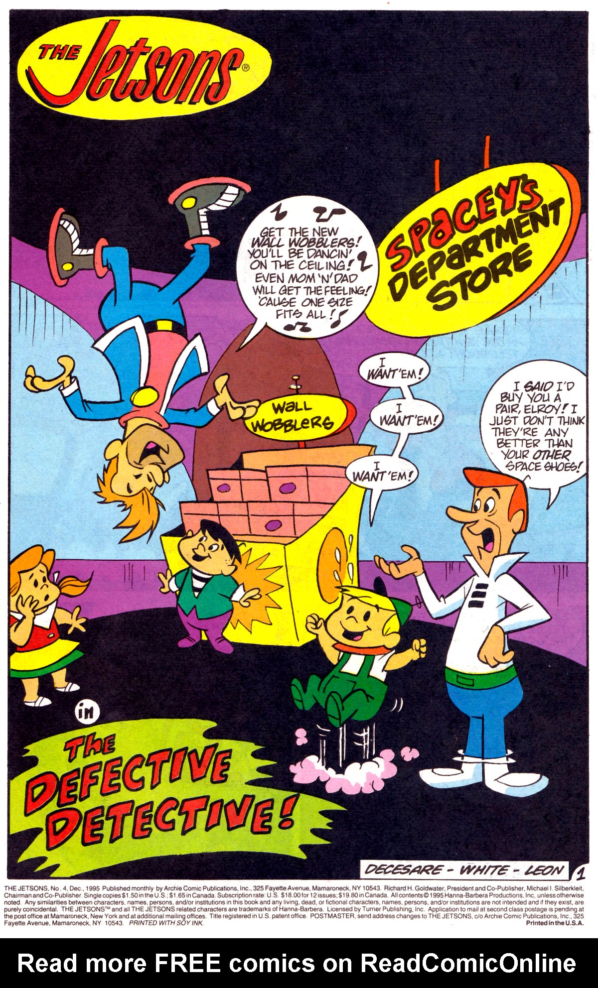 Read online The Jetsons comic -  Issue #4 - 2